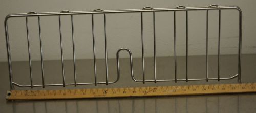 METRO 24&#034; x 8&#034; stainless steel wire shelf divider organizer DD24-S GOOD