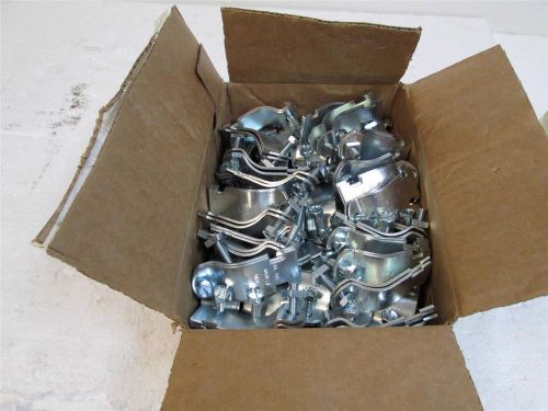 Box of 50 power-strut 2-pc steel straps electro-galvanized, emt 1.5  ps1000 for sale