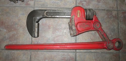 Ridgid super eight (8) compound leverage pipe wrench for sale