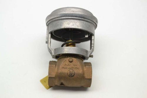 Johnson controls y67241lt+300 8b0 303955 3/4 in npt bronze globe valve b380537 for sale