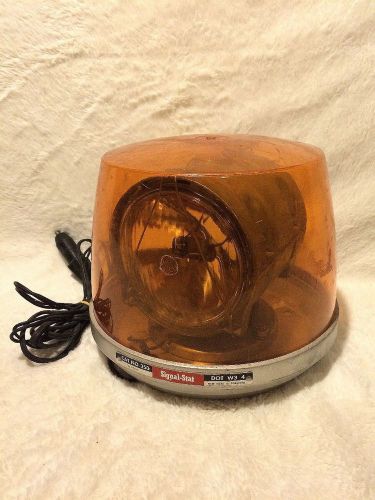 Signal-stat cat 350 dot w3 4 amber flasher light rotating beacon for sale