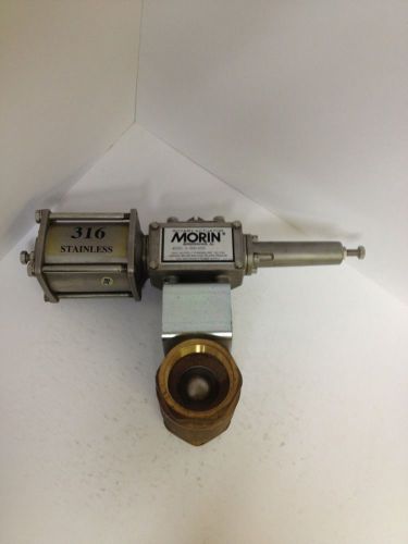 Morin rotary actuator model: s-006u-d000  316 stainless 160psi for sale