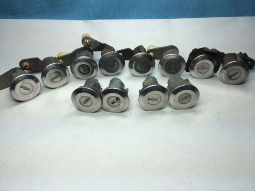 Ford Door Locks, double sided pin tumbler - Set of 12 for parts, No Keys