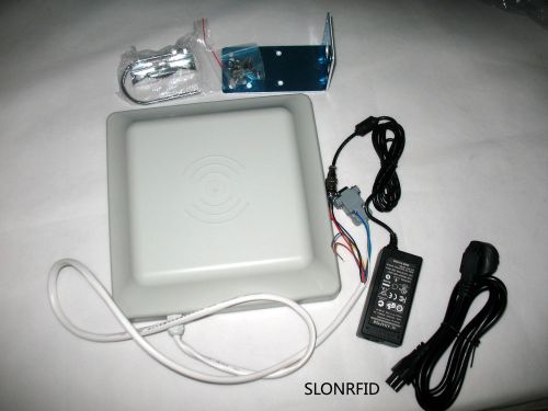 Uhf rfid card reader 8m long range, 8dbi antenna rs232/rs485/wiegand read 6m int for sale