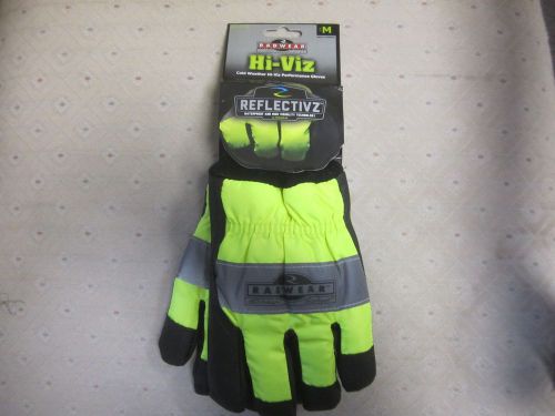 Rwg800 radwear silver series hi-viz reflective cold weather gloves medium for sale