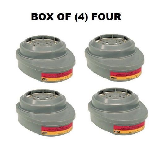 Box of (4) 815364msa advantage® respirator cartridges organic vapor/acid gmc for sale