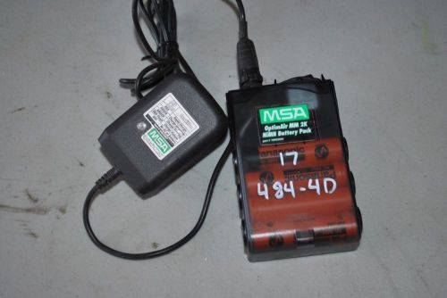 MSA NiMH Battery Pack for OptimAir MM 2K + Charger ! for PAPR Respirator System