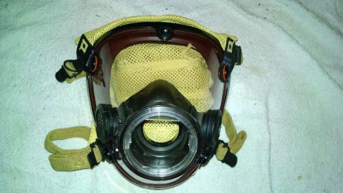 Mint scott av-2000 respirator firefighter mask size extra large kevlar hood scba for sale