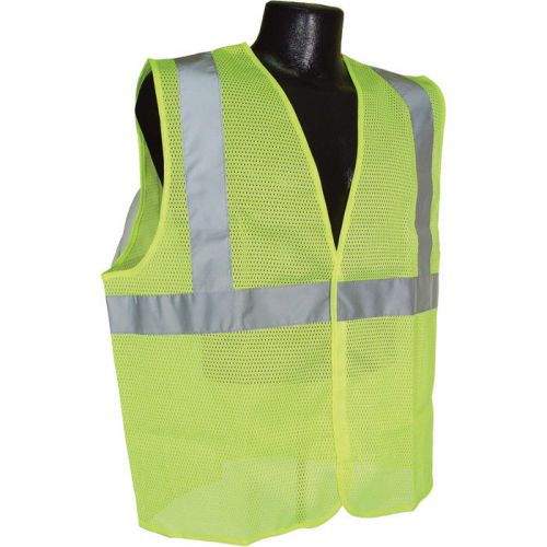 Radian class 2 mesh zip-front safety vest -lime, 2xl, # sv2zgm for sale
