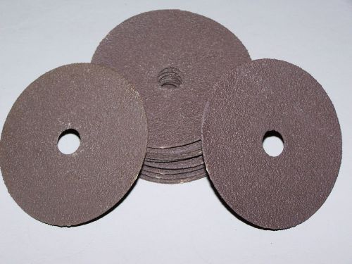 Pearl resin fibre discs (25) 50 grit 4&#034;x 5/8 hole, aluminum oxide # fd4050g for sale
