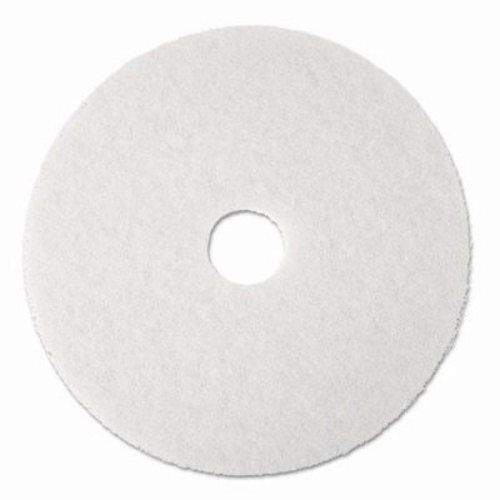 19&#034; 3M White Super Polishing &amp; Low Speed Floor Buffing Pads, 4100 (MCO 08483)