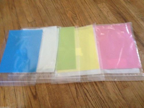 3M Lapping Film Assortment 1 each of 12,9,3,1, &amp; 0.3 micron 8.5 x 11 sheets