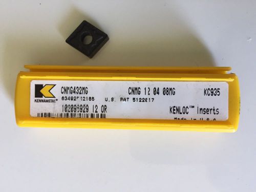 Kennametal  cnmg432mg kc935 (5pcs) carbide idexable incerts for sale