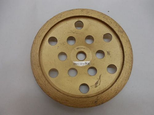 6&#034;  diamond cup grinding wheel 5/8&#034; -11 tpi center hole for sale
