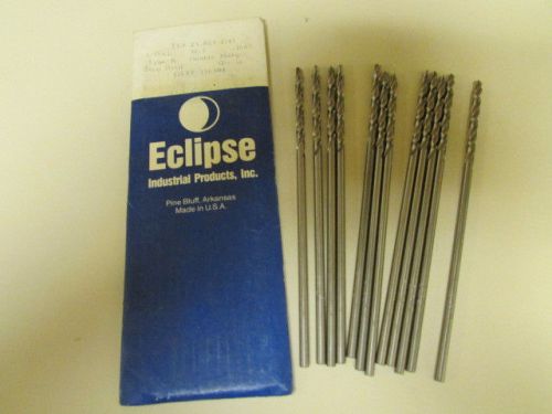 Lot of 12 - Eclipse Step Drill Bits Double Margin Type K 6&#034; OAL M-7 .1645