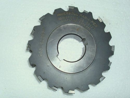 INGERSOLL SIDE MILLING CUTTER MAX-I-PEX 36W6F0416-02  59177 WITH CARBIDE BITS