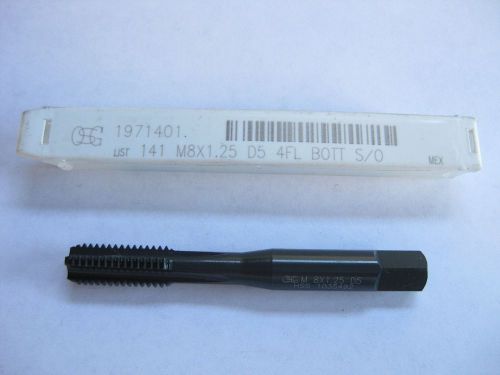 New osg m8 x 1.25 bottom tap made in japan 8mm  black oxide for sale