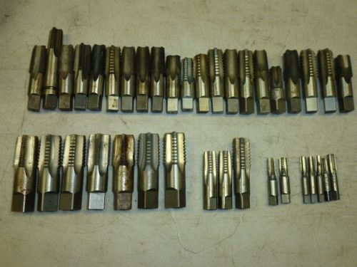 LOT of (38) ASSORTED PIPE THREADING TAPS, RANGE 1/16&#034; to 3/4&#034;