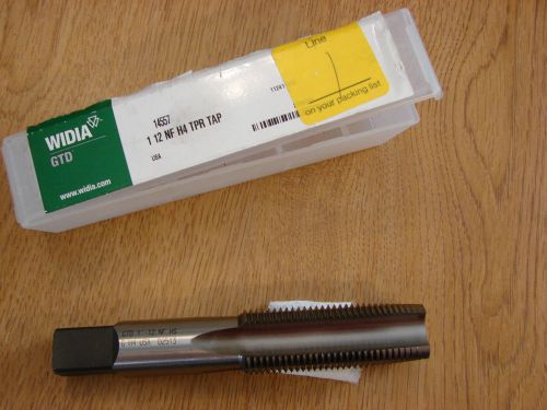 Gtd widia 1&#034; hand tap 1 12 nf h4 tpr   pn#14557, usa taper for sale