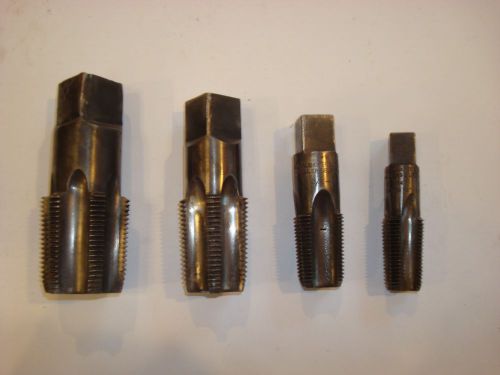 Pipe Tap Set 1-1/4&#034;, 1&#034;, 3/4&#034;, 1/2&#034;