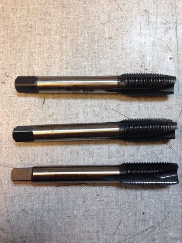 1/2-20 3flute spiral point plug hsse tap kennamental taps (3 taps) for sale