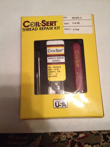 1/4&#034; - 28 Coil Sert Screw Thread insert repair Kit IK402-4