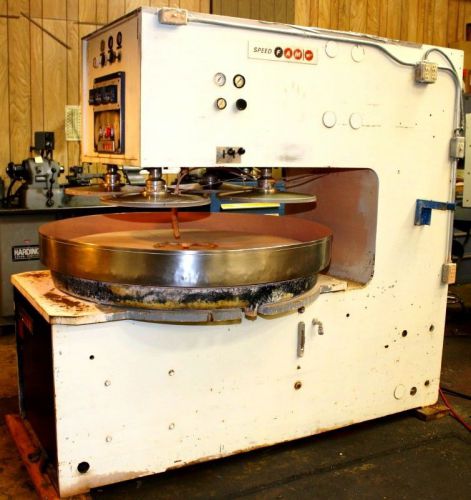 48&#034; speedfam 48kgpaw lapping/polishing machine w/4 pneumatic hold-downs &amp; rings for sale