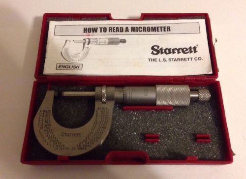 Starrett T1230XRL Micrometer