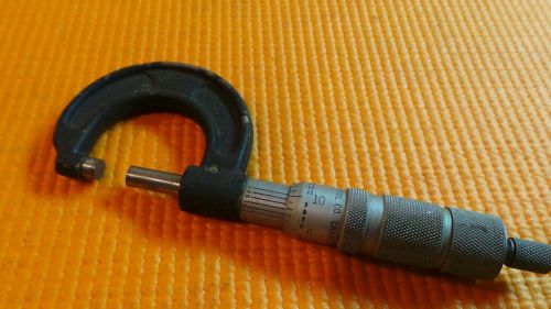 CENTRAL TOOL CO. 0-1 MICROMETER MADE IN USA