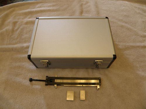 Fowler 53-646-000 bore gage setting master kit &amp; extra rack and gage blocks for sale