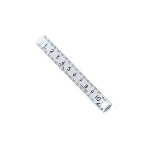 SHINWA 10cm 100mm Stainless Steel Mini Ruler Scale for Work