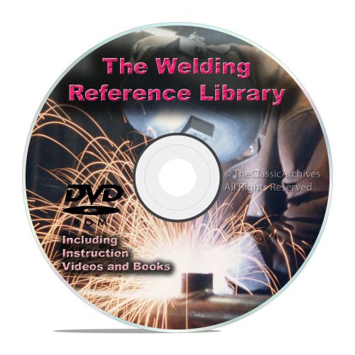Welding reference guides dvd, stick, tig, mig, oxyacetylene plasma cutting v25 for sale
