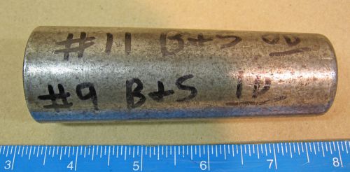 Lathe Spindle Taper Insert Adapter Long #11 B &amp; S Taper to #9 B &amp; S Taper