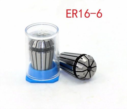 10PC ER16-6  Precision Spring Collet Set CNC Milling Lathe Chuck Tool NEW