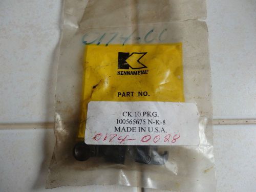 KENNAMETAL #CK10PKG CLAMPS SPARE PARTS - 5 PACK- *NEW*