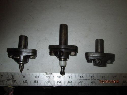 MACHINIST LATHE MILL 3 Brown &amp; Sharpe Adjustable Tool Holder s for Turret 3/4&#034; S