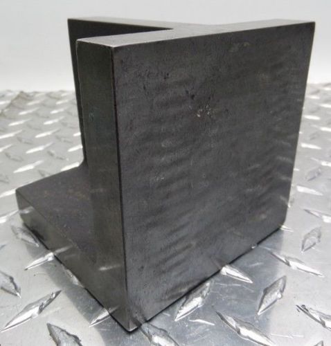 4-1/4&#034; x 4-1/8&#034; x 4-1/8&#034; x 3/4&#034; thick drill press angle plate for sale