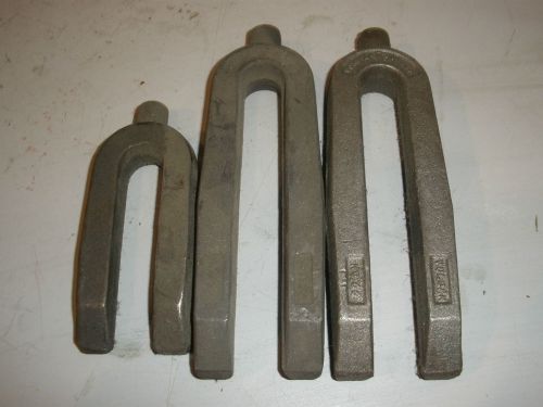 Vulcan Heavy Duty Forge Mill Hold Down Clamps 6” 2 Pcs, 4” 1 Pcs