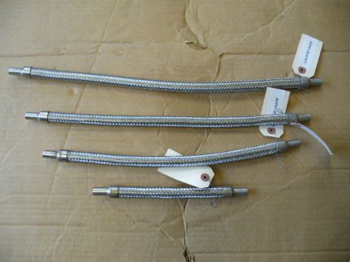 316ss braided flex hose. 1/2&#034; id for sale