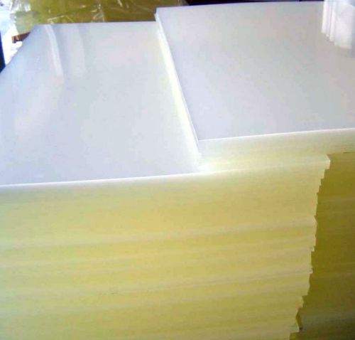 1pcs White Polypropylene PP Plastic Flat Sheet Plate 50mm x 200mm x 200mm #EG-9
