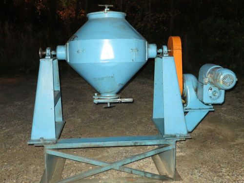 Double cone conical rotary drum mixer stainless steel &amp; nickel 2 avail. for sale