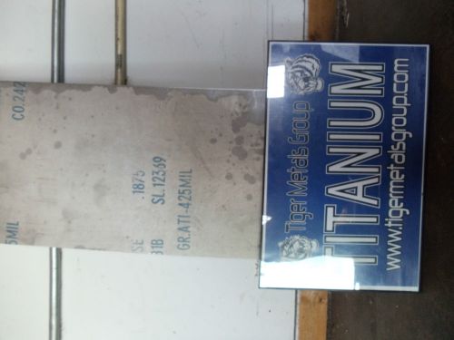 Titanium military grade 38 ati 425 sheet (0.1875&#034; x 12&#034; x 24&#034;) for sale