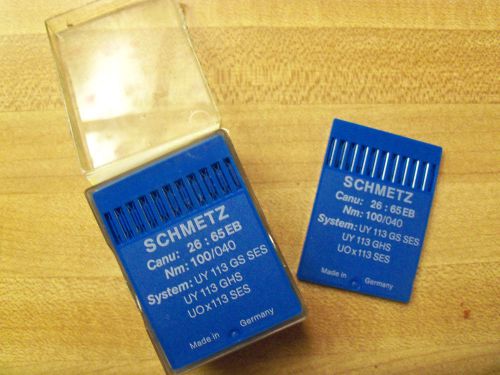 INDUSTRIAL SEWING MACHINE NEEDLES SCHMETZ UY113GS SES UY113 UOX113SES  SIZE 100