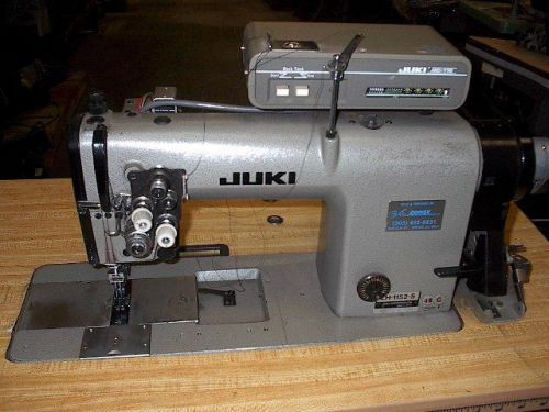 Juki  lh-1152-5  japanese  auto  2-needle reverse industrial sewing machine for sale