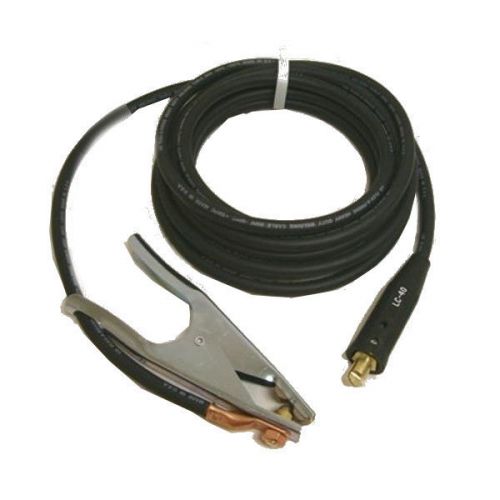 1/0 Welding Cable Lead 25 Foot Negative Lead  Clamp
