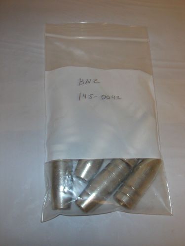 8 Abicor Binzel Standard Gas Nozzles 145.0042 Cylindrical 25 AK  Mig Guns  NOS