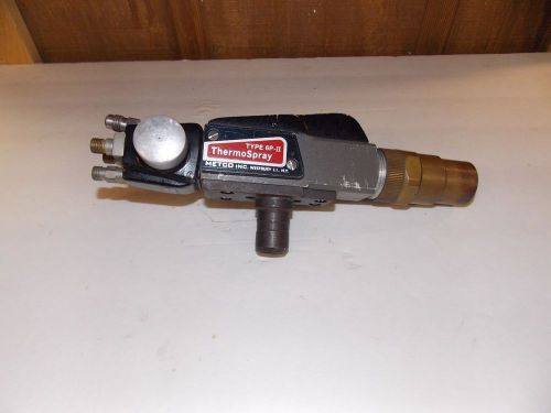 Metco 6p - ii metalizing flame thermal spray welding gun w/box &amp; accessories for sale