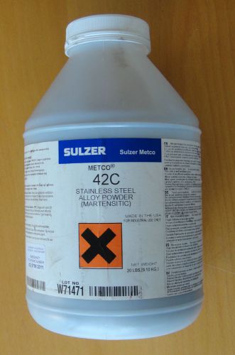 Sulzer metco 20 lb 42c powder fresh and sealed bottle for sale