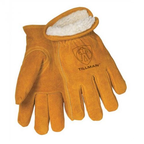 Tillman large 1450 split cowhide pile lined winter gloves for sale
