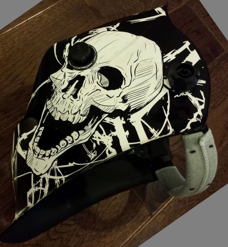 Wsl free usa shiping auto darkening ansi ce skull welding helmet wsl for sale